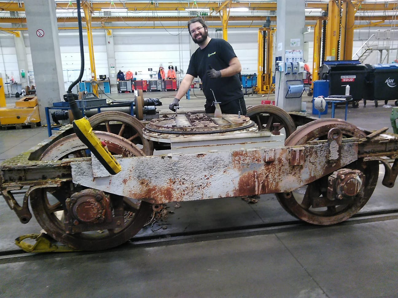 Jorge bei der Arbeit